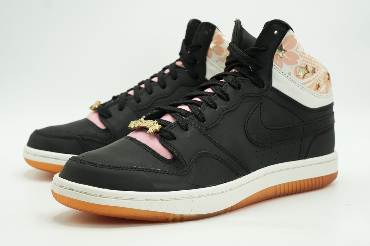 NIKE COURT FORCE HI PRM SAKURA NEW SIZE 10.5 UENO BLACK NIKE COURT FORCE HI PRM SAKURA NEW SIZE 10.5 UENO BLACK