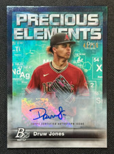 Druw Jones 2023 Topps Bowman Platinum Precious Elements Autograph Signed #/50