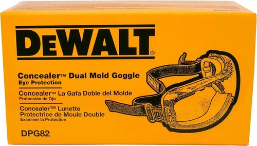 Dewalt DPG82 Concealer Anti-Fog Dual Mold Safety Goggle - 1 Pair - Picture 5 of 5