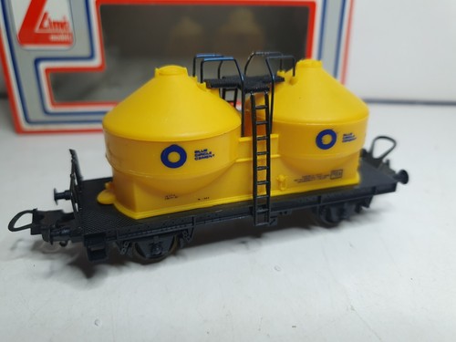 LIMA HO #302805W WAGON CIMENT BON ETAT en BOITE D'ORIGINE gu - 第 1/8 張圖片