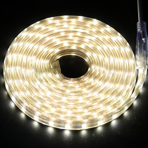 LED Strip Lights UK Plug In 220V 5050 60LED/M Waterproof Tape Rope Outdoor Light - Picture 8 of 15