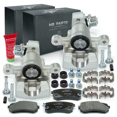 Bremssättel Bremszange 34mm Bremsbeläge Satz hinten für Kia Picanto SA 1.0 1.1