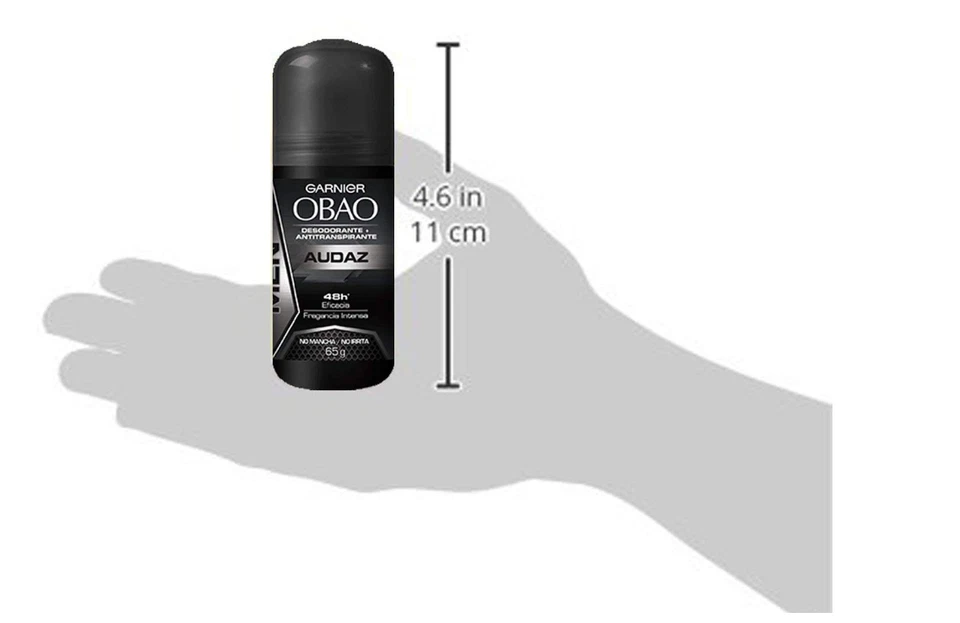 Garnier OBAO AUDAZ Deodorant Antiperspirant Roll On Beauty Body Odor Care 6-Pack - Image 2 of 2