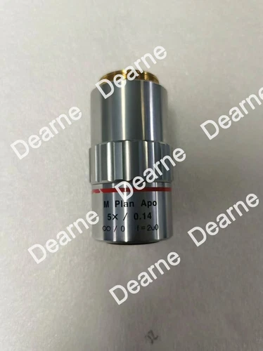 Used & tested Mitutoyo M Plan Apo 5x/0.14 Microscope Objective Lens