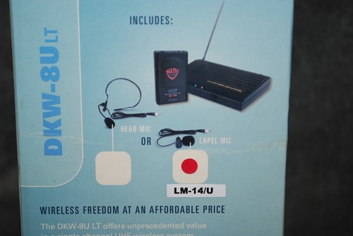 Nady UHF Wireless Lavalier Microphone System DKW-8ULT Lapel Mic NEW U8 921.3MHz - Picture 4 of 11
