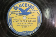 Three Tobacco Tags - BLUEBIRD B-6999 - Heart Breaking Blues
