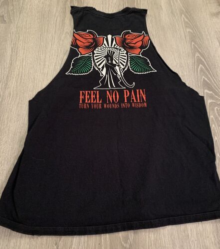 Chemise homme sans manches Empyre "Feel No Pain" Grim Reaper Roses grande noire - Photo 1/4