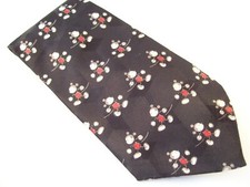 Disney Mickey Unlimited Mickey Mouse Black Novelty Tie Men's Polyester Necktie