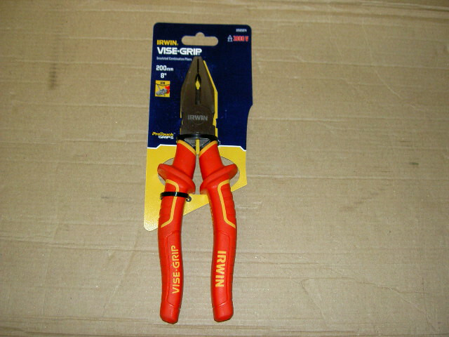IRWIN Vise-Grip 10505874 VDE Combination Pliers - High Leverage 200mm VIS1050587