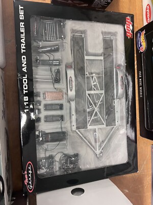 1/18 Gmp Toms Garage Tool And Trailer Set USED MINT Mega RARE