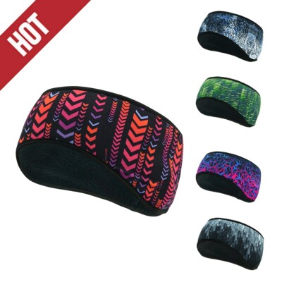 Winter Workout Headbands Strong Ear-Cover Sweatband Thermic Headband for Women