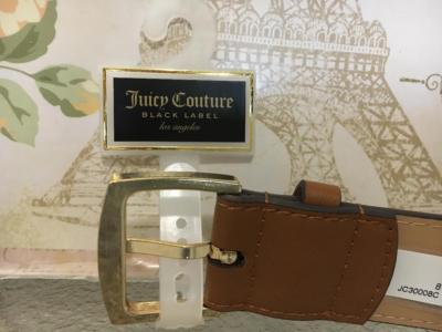 NWT JUICY COUTURE WOMEN SYNTHETIC LEATHER BELT **BROWN  display picture 1