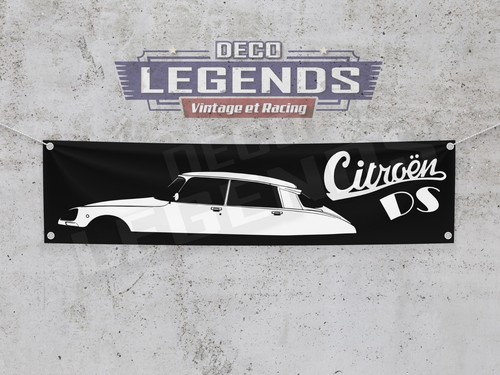 Bannière Corvette C6, oeuvre d'art murale - oeuvre d'art pour bannière de garage 24 x 48 po. - France