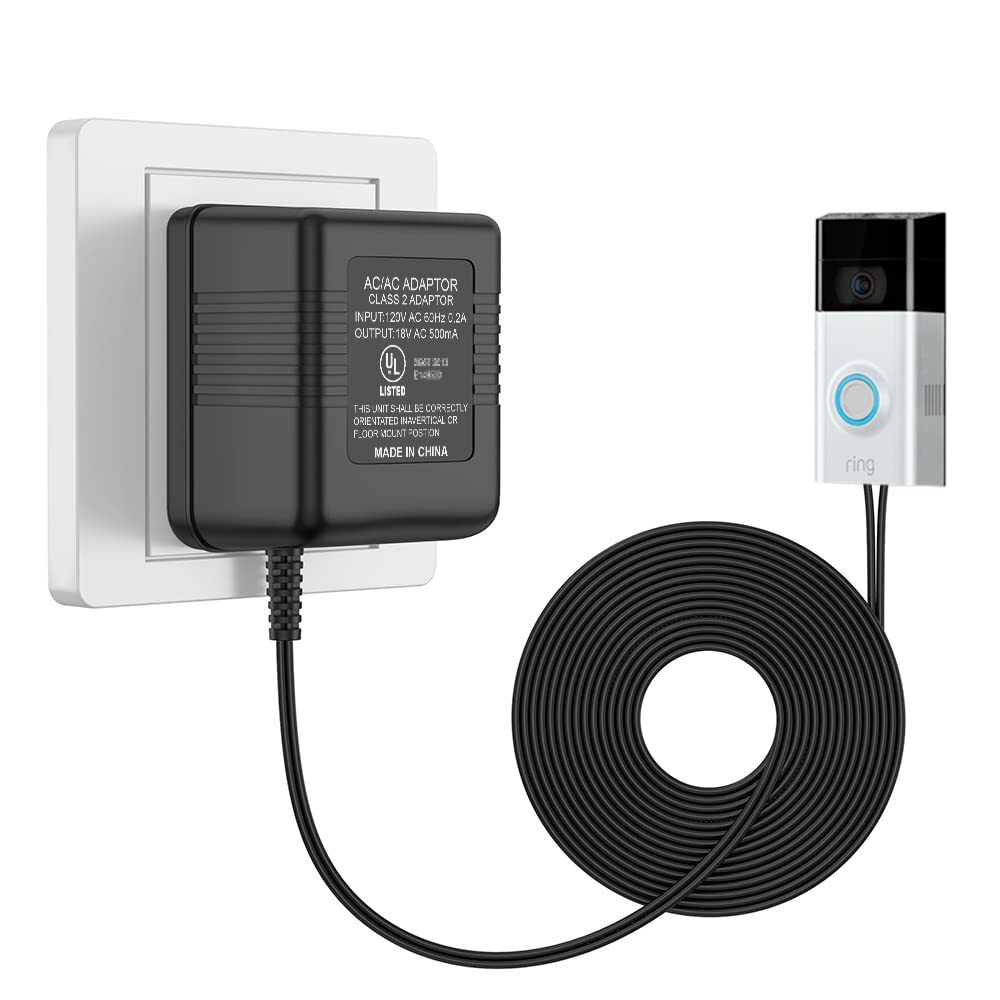 18V 500mA UL Certified Video Doorbell Power Supply Adapter C