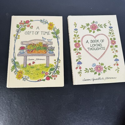 2 Motivational Books A Book of Lino G Thoughts & A Gift If Time - Susan Florence