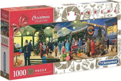 Clementoni Puzzle 1000 Teile Christmas Collection Panorama           (39577)