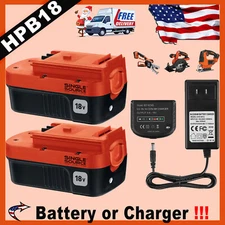 HPB18 18V HPB18-OPE 244760-00 18 VOLT NI-MH BATTERY Charger FOR BLACK AND DECKER