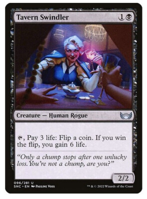 NM Tavern Swindler, MTG, Streets of New Capenna, Magic the Gathering, 96