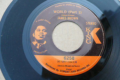 7'' James Brown - World Pt 1/2 - US King