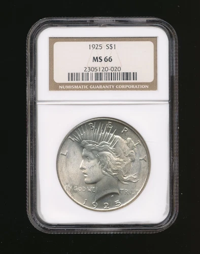 1925-P   Peace Dollar  S$1    NGC MS66                                         z