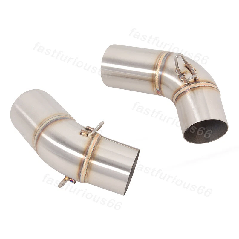 Exhaust Mid Link Pipe Connect 51MM Tips For Ducati Monster 696 695 795 796 1100 - Изображение 4 из 4