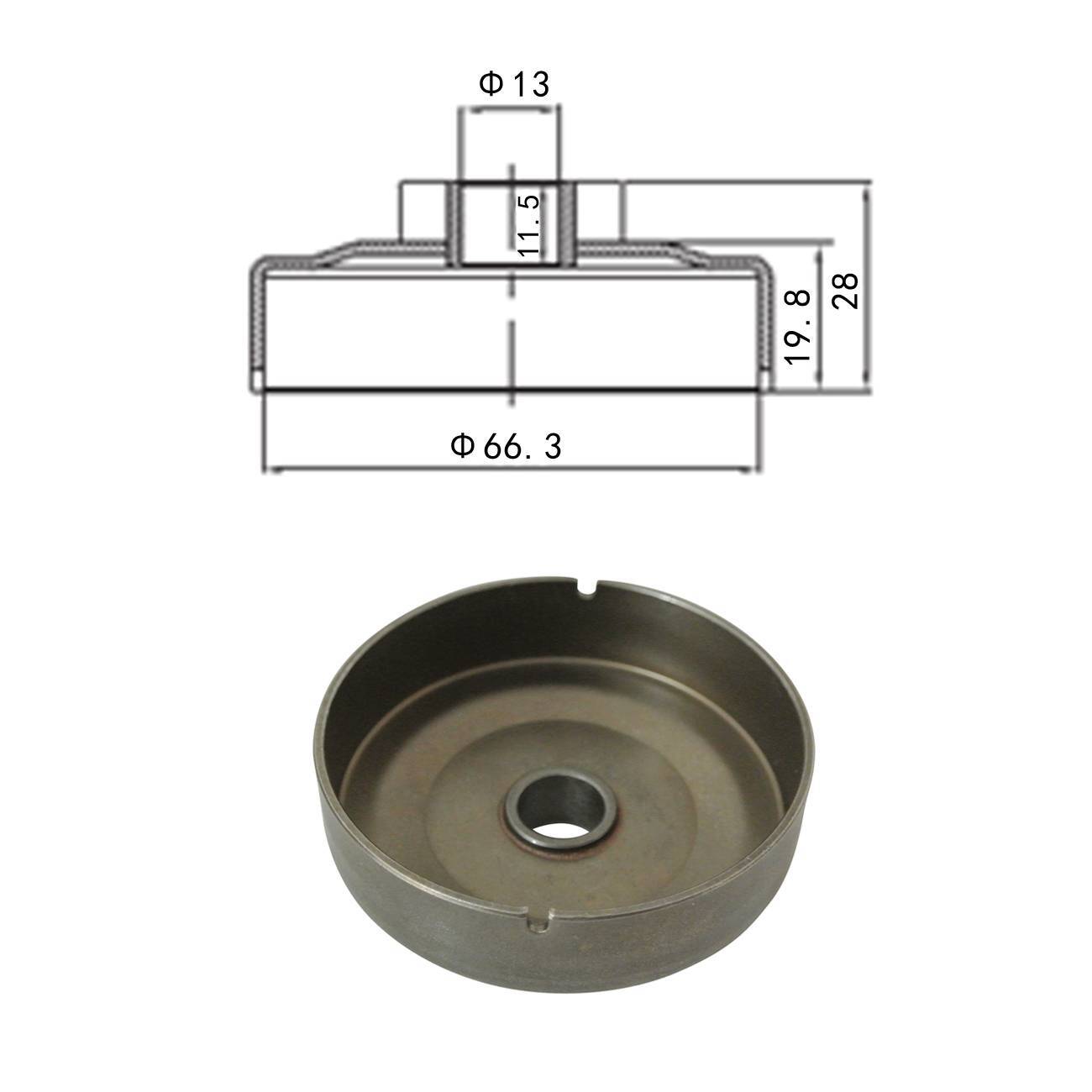 Chainsaw 3/8" 6T Clutch Drum Chain Sprocket For Stihl 017 018 MS170