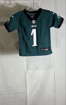 Nike Boys Toddler Philadelphia Eagles Jalen Hurts Jersey Midnight Green Sz 2T