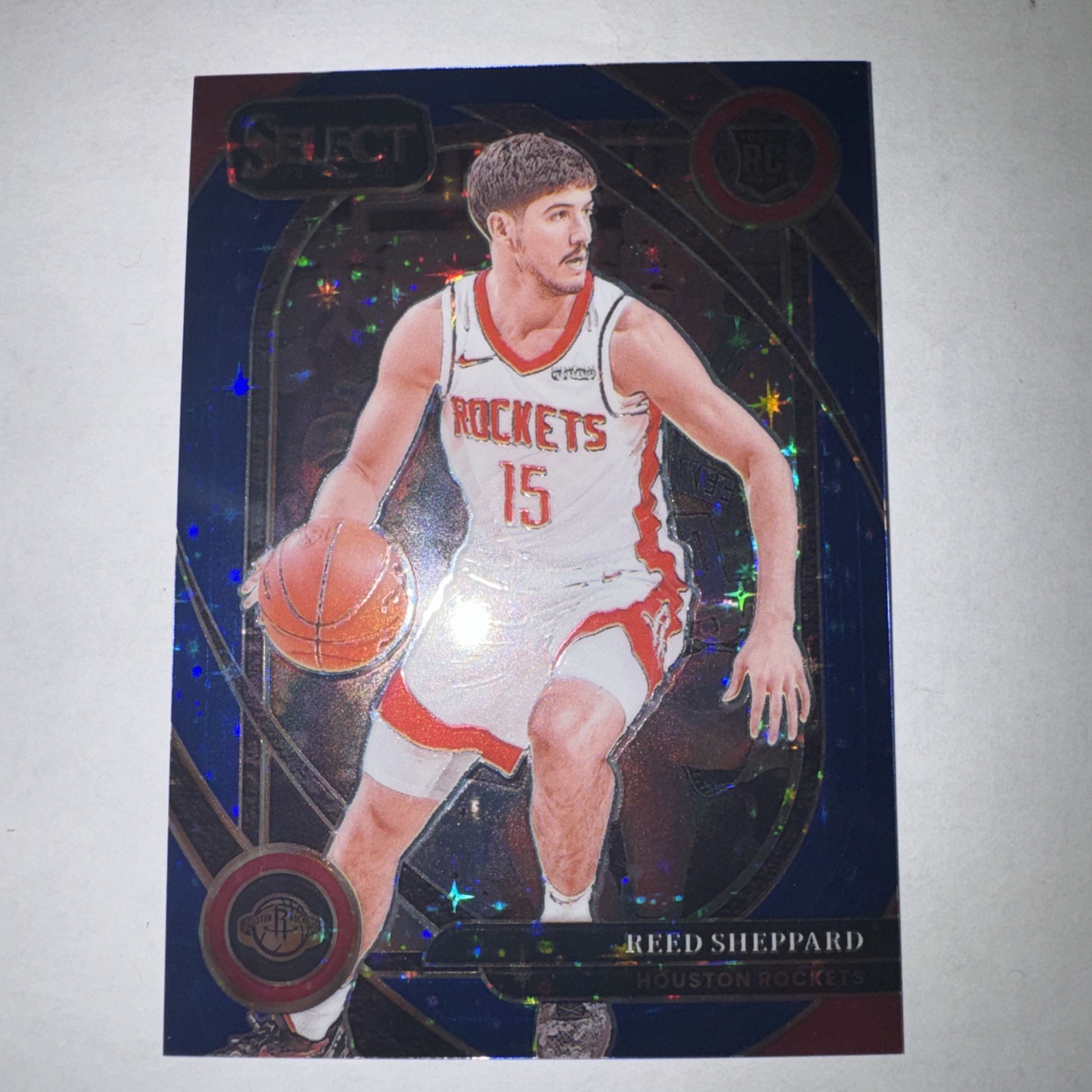 2024-25 Panini Select Courtside Reed Sheppard #299 Blue Stars Prizm /20 (RC)