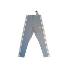 Image of adidas Essentials 3-Stripes High-Waisted Leggings - Wonder Blue - Women’s SizeS