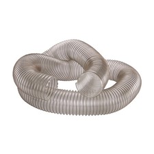 Hi-Tech Duravent 4" x 10' Light-Duty Polyurethane Dust Collection Hose
