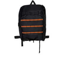 New 23L Camera Backpack with dividers DSLR Laptop Tripod use Black and Orange