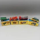 Vintage Matchbox Lesney #38 10 51 58 Honda Motorcycle Trailer  excavator truck