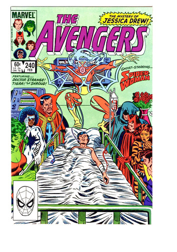 AVENGERS #240 - FEBRUARY 1984 - HIGH GRADE COPPER AGE MARVEL COMIC - NEAR MINT