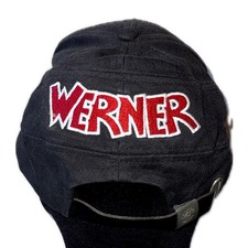 Werner Fuck For T&uuml;v Cap Br&ouml;sel 90er Cappy Schwarz M&uuml;tze Kappe german cartoon