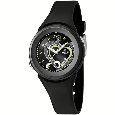 Solo Time Damen/Mädchen Uhr Calypso Versatil for Woma K5576/6 schwarz mit Licht