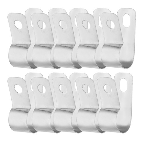 20 Pcs R-förmiger Drahtclip Schnurbefestigungsclip Drahtbefestigungsclips - Afbeelding 2 van 12