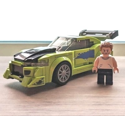 Fast & Furious Eclipse Mitsubishi Brian Sembo Block Racing Car   NOT LEGO