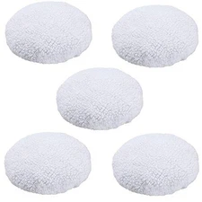 Car Polisher Pad Bonnet (5 to 6 Inch), 5Pcs Wool 5 to 6 Inches - 5 Pcs
