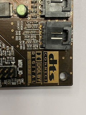 HDA XPLOSION 7.1 DTS CONNECT HDA-DXM7120 Auzentech Sound Card *NOT