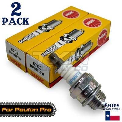 #ad 2 Pack NGK Spark Plug For Poulan Pro 3300 Chainsaw $14.77