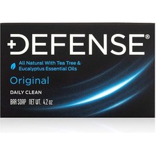 Defense Soap 4.2 Oz Bar - 100 Natural Tea Tree and Eucalyptus Oil