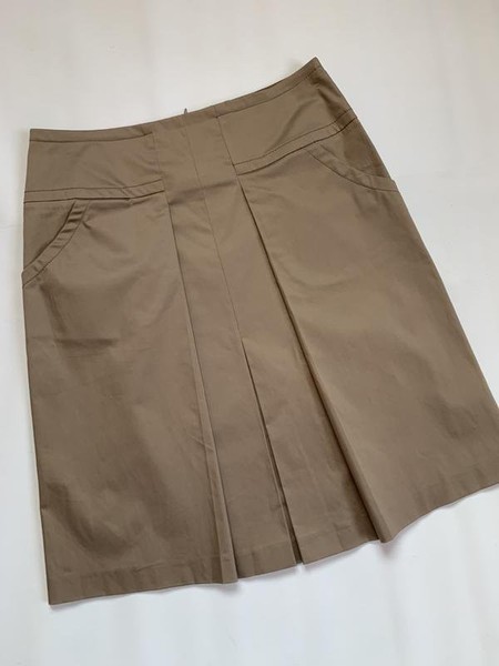 Women Joseph Janard Skirt Beige Cotton 42 / XL /