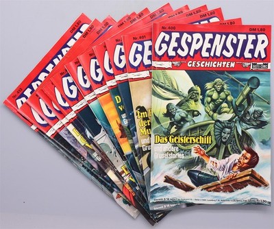GESPENSTER GESCHICHTEN zw. Nr. 400-499 Auswahl Horror Comic Heft Bastei Verlag