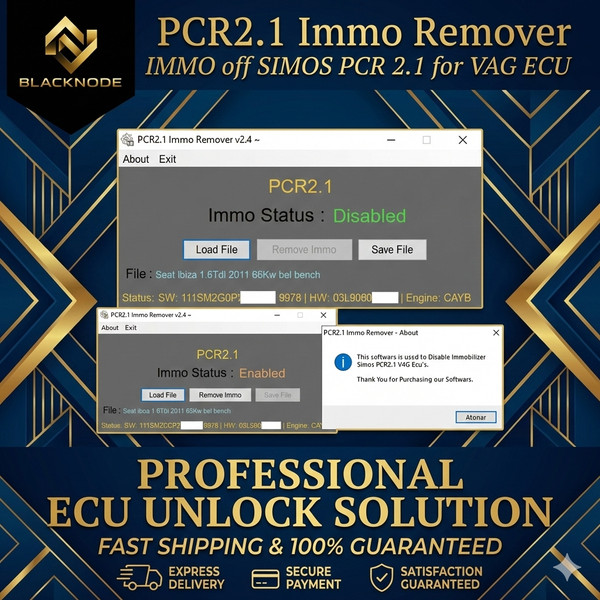 ECU BIN File Editing Software for SIMOS PCR2.1 – Professional Tool