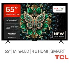 Image of TCL 65C6K 65 Inch Mini LED 4K UHD Smart Television HDR Google 144Hz UK Model New