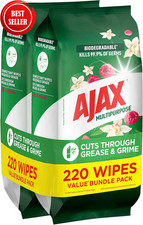 Multipurpose, Antibacterial Disinfectant Wipes, 2X110 Bulk Pack, Vanilla & Berri