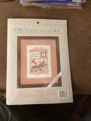 JCA Weekenders Counted Cross Stitch Kit. The Pantry. 02766. 8x10. Sealed. New