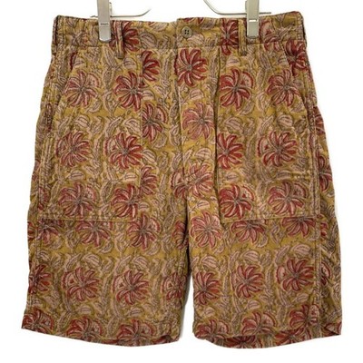 Engineered Garments 25SS Floral Corduroy Fatigue Shorts XS