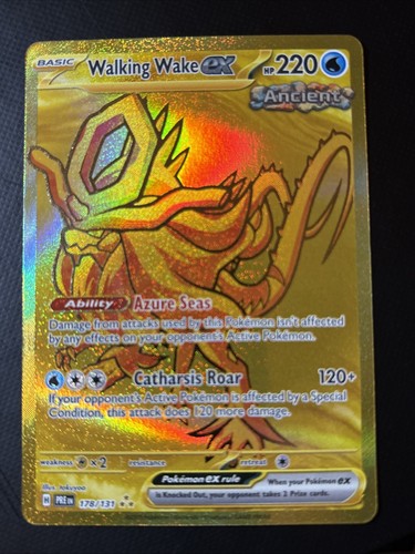 Pokemon Walking Wake ex 178/131 Sv: Prismatic Evolutions Full Art Holo 220HP