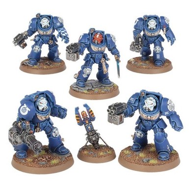 Warhammer40k Space Marines 5x Terminators Terminatoren